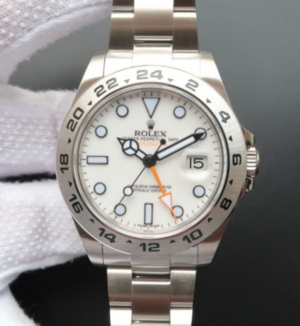 Rolex Explorer II 42mm 216570 Noob White Dial A3187