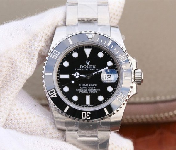 Rolex Submariner 116610 LN Black Ceramic VRF SS Bracelet A2836