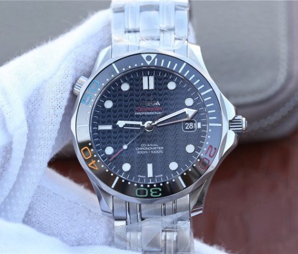 Omega OMF Seamaster 300M Chronometer SS Rio 2016 SS Bracelet A2824