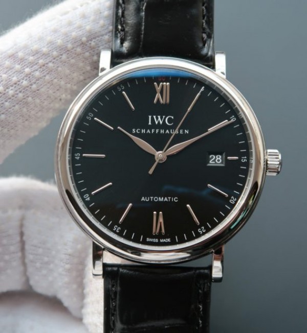 IWC MK Portofino Automatic IW356502 Black Dial A2892