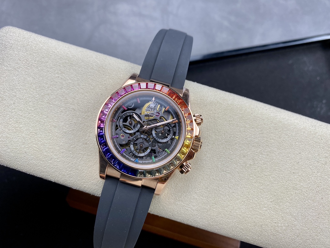 Rolex Oyster Perpetual Cosmograph Daytona with a rainbow dial