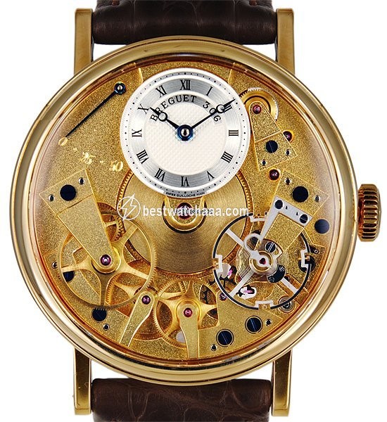 Breguet Tradition Mens watch Unisex Manual winding Yellow gold 7027 BA 11 9V6