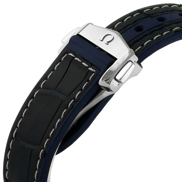 Omega Planet Ocean Men Automatic Blue Leather Watch O21533402003001 - gallery