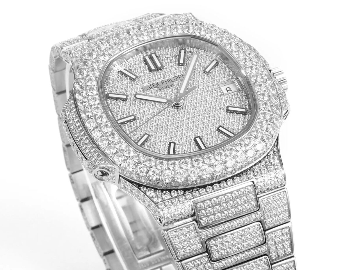 Patek Philippe Nautilus Full Star Platinum Watch - gallery