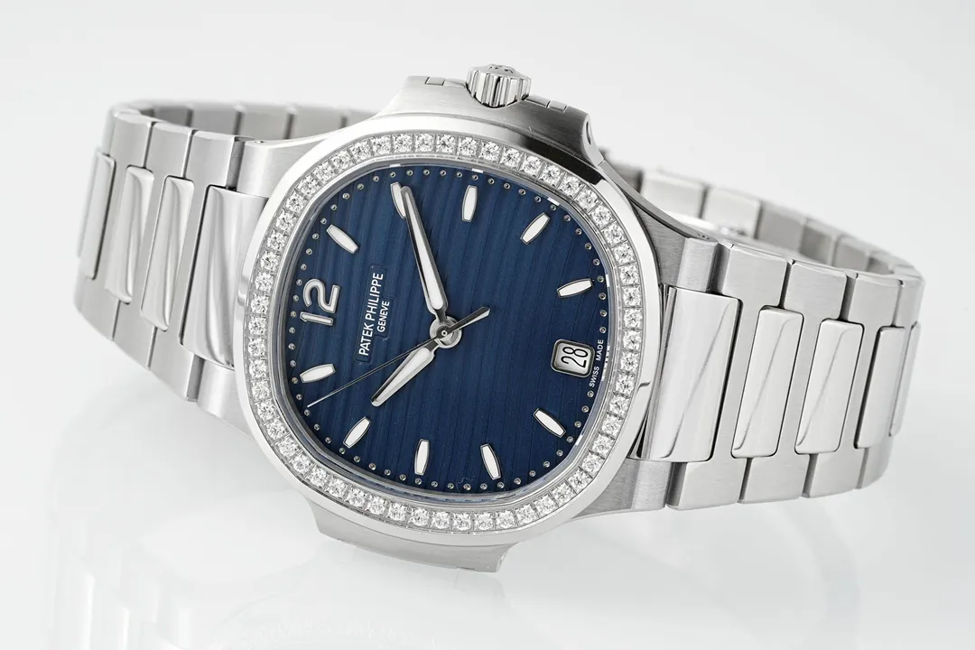 Patek Philippe Blue Nautilus Ladies Watch - gallery