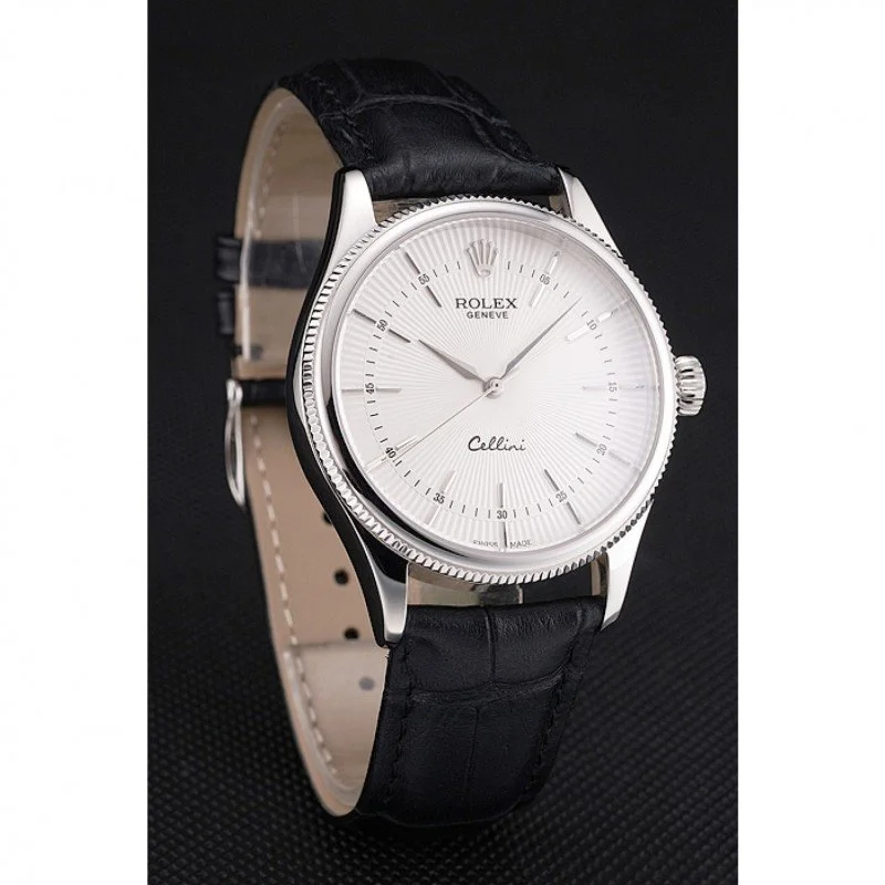 Superclone Rolex Cellini 38mm White Dial REP016805 - gallery