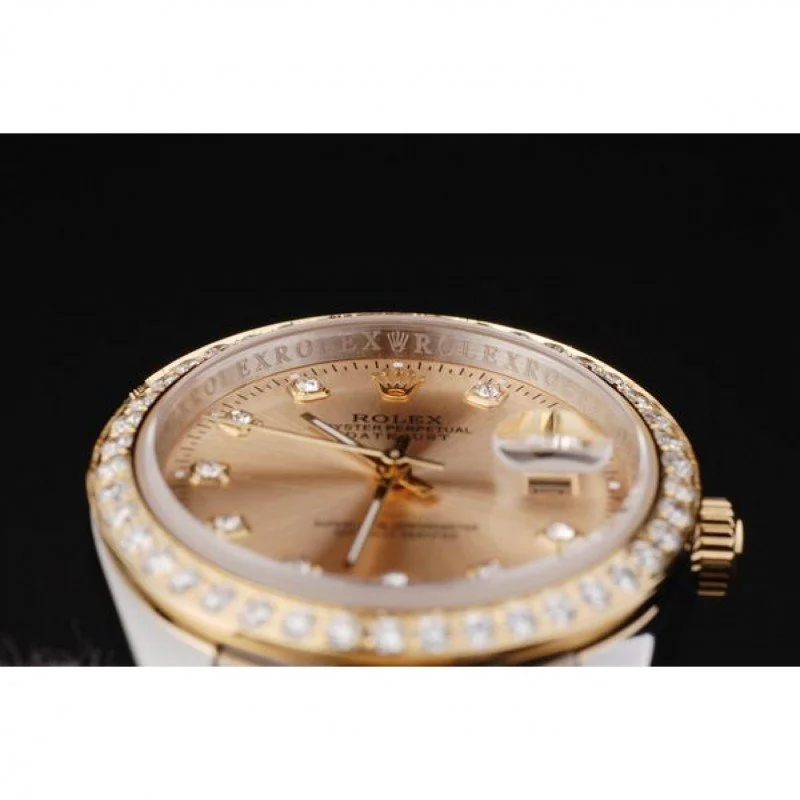 Superclone Rolex Datejust 36mm Gold Dial SRL40 - gallery