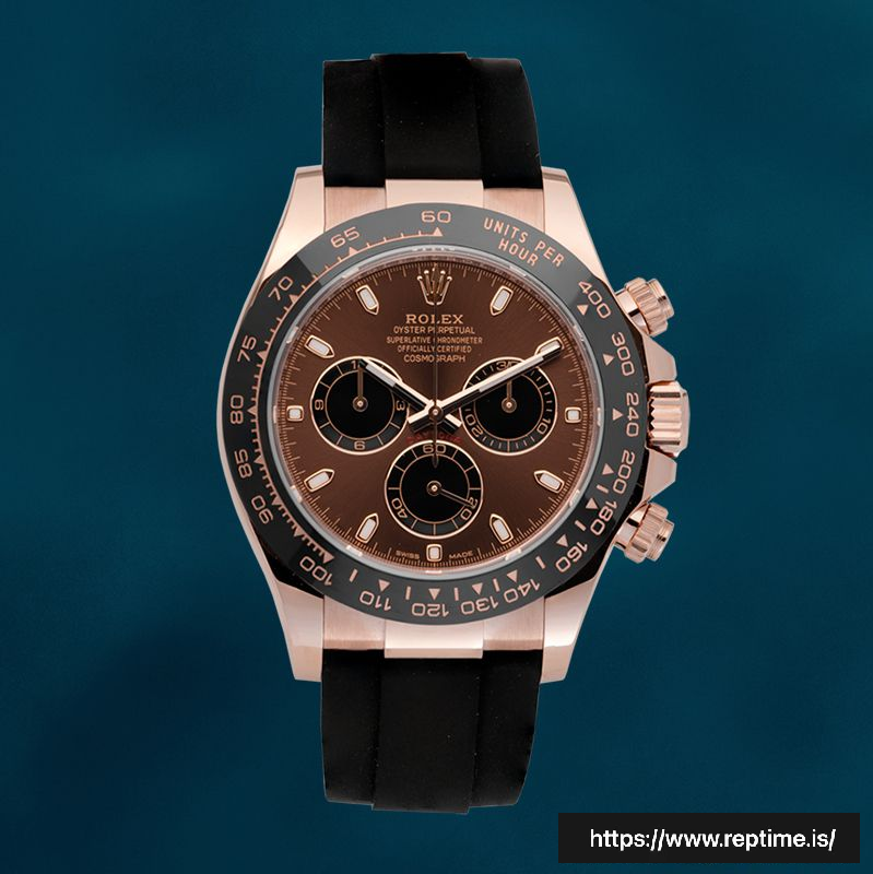 Rolex Daytona Men’s 40mm m116515ln-0041 Rubber Band Rose Gold-tone - gallery