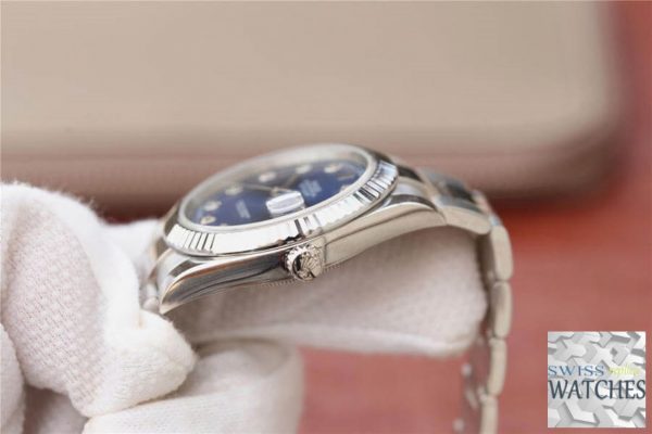 ROLEX DATEJUST BLUE DIAL STAINLESS STEEL 41MM SWISS REPLICA m126334.0015 - gallery