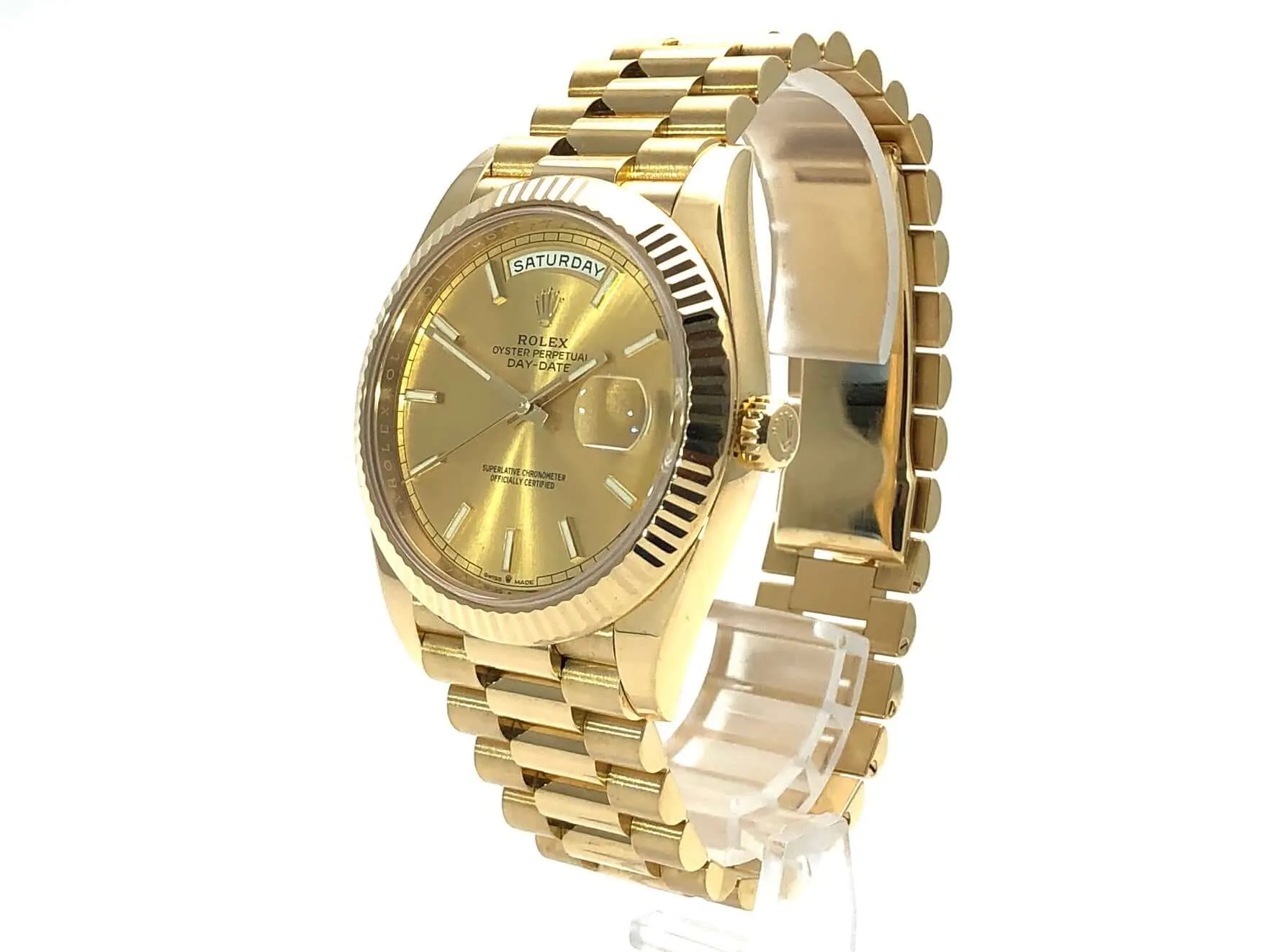 Rolex Day-Date II 40mm Champagne Dial 228238 - gallery