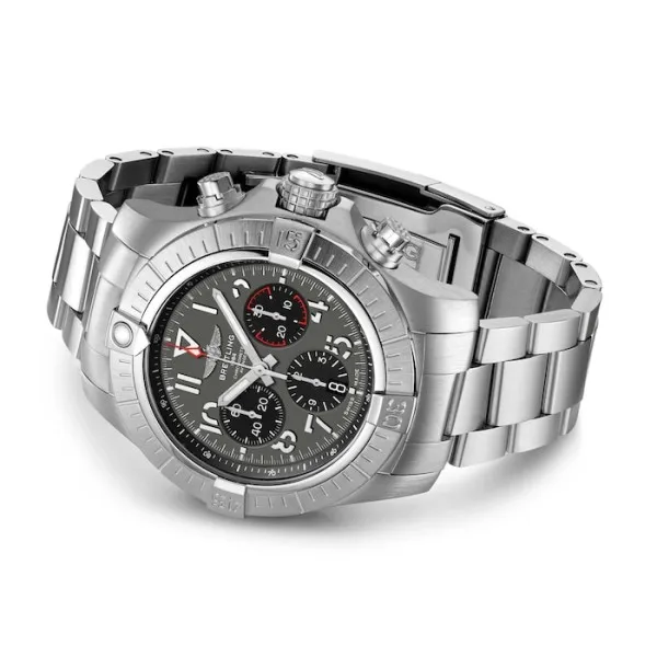 Breitling Avenger Men Automatic Grey Stainless Steel Watch AB01821A1B1A1 - gallery