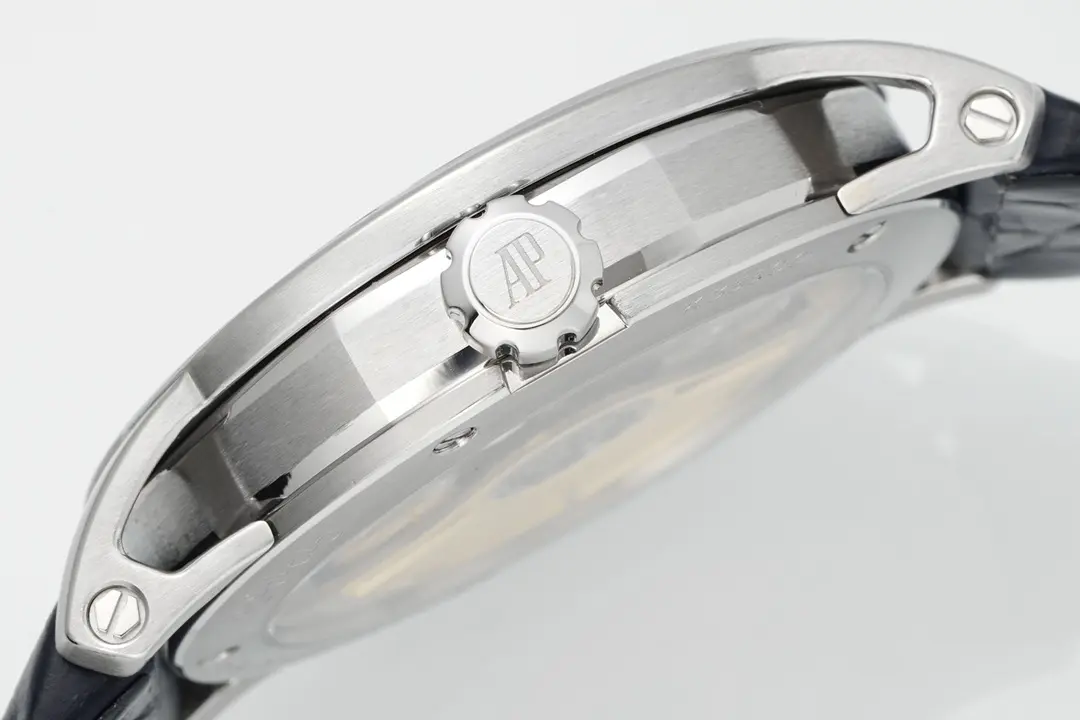 watch Audemars Piguet CODE 11.59 Blue Dial Three-Hand Automatic Watch with Leather Strap - gallery