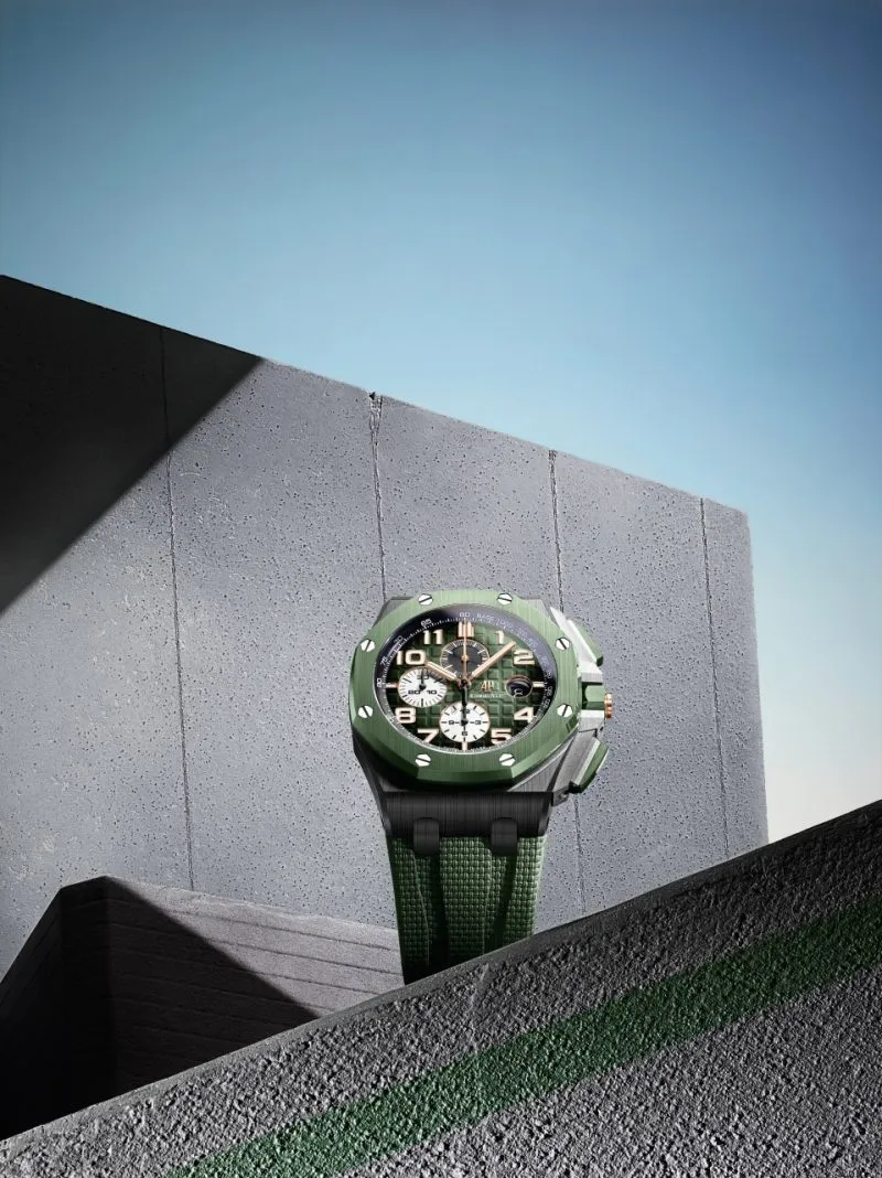 Audemars Piguet Royal Oak Offshore Chronograph Automatic Green 26405CE-OO-A056CA-01 - gallery