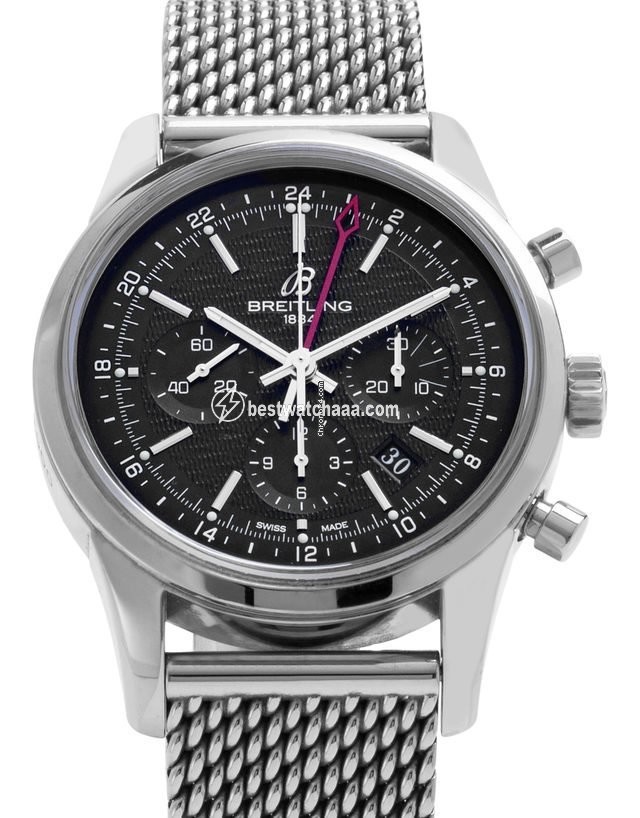 Breitling Transocean Chronograph GMT Mens watch Unisex Automatic Steel AB045112.BC67.154A