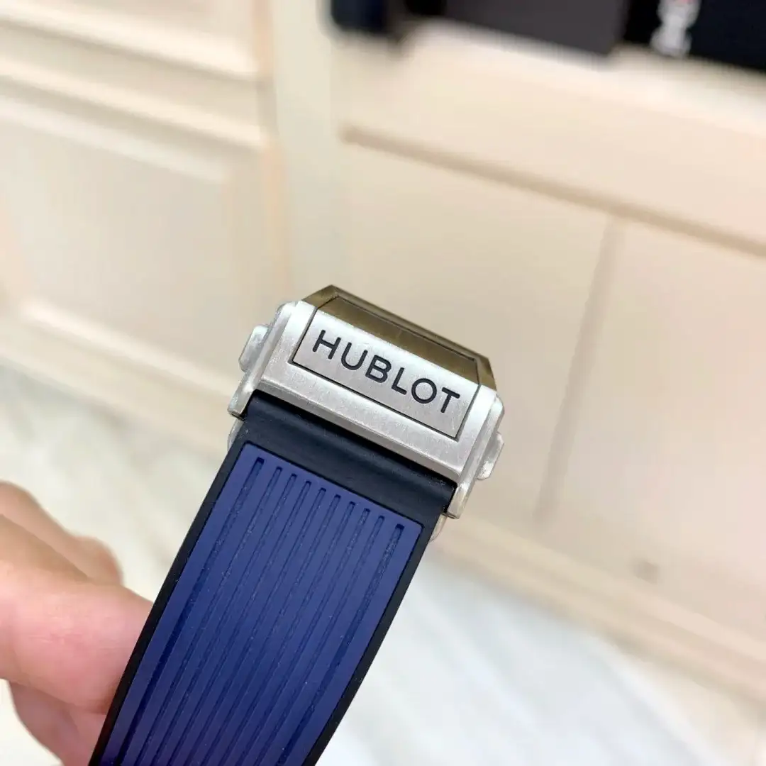 Hublot Big Bang Men Automatic Blue Rubber Watch 411.NX.5179.RX - gallery