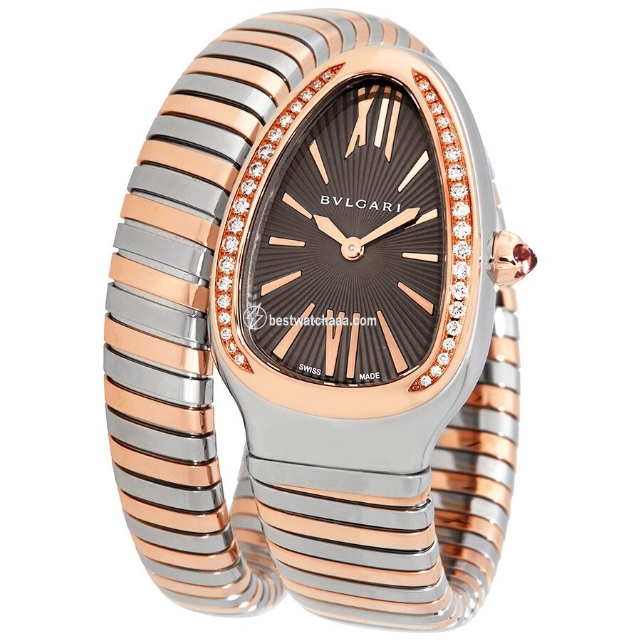 Bulgari Serpenti Womens watch Quartz Gold Steel 102681 SP35C14SPGD.1T