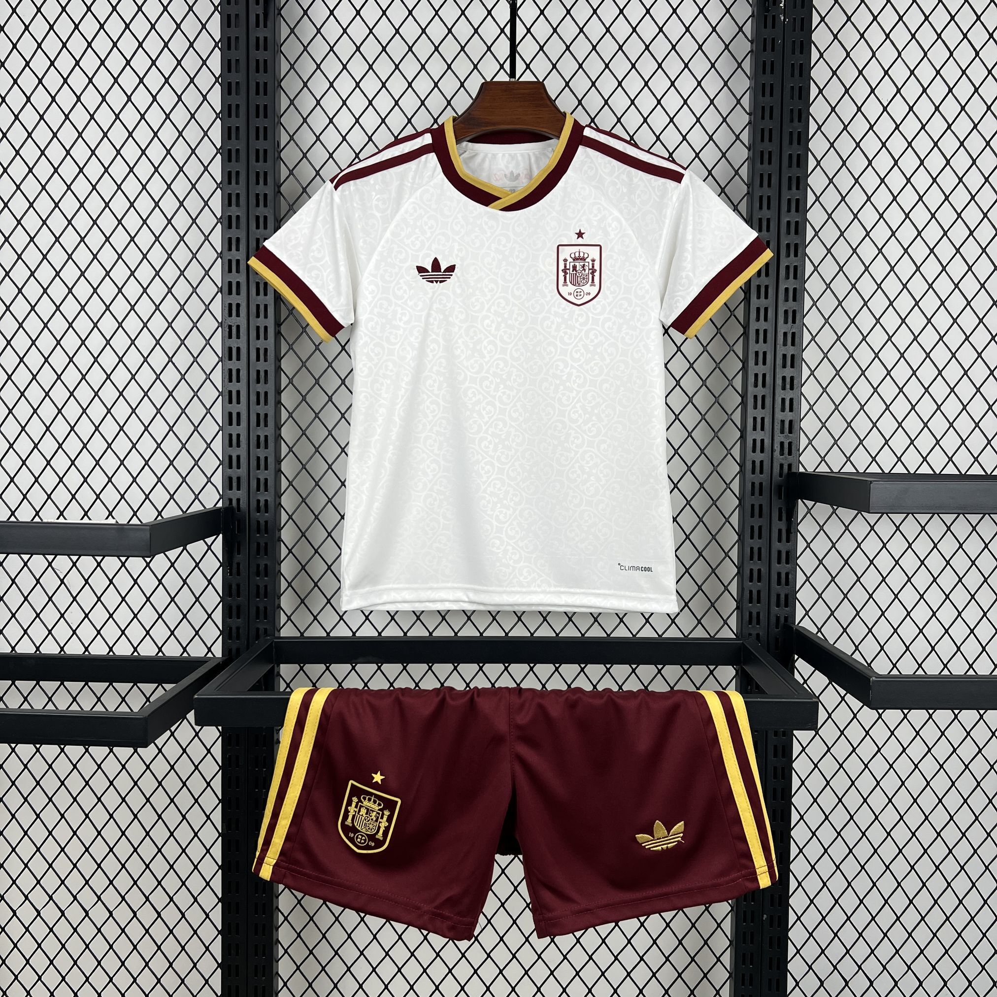 2026 Spain Away World Cup Soccer Kids Kit Jersey+Shorts