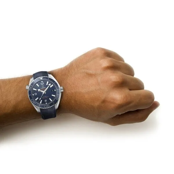 Omega Planet Ocean Men Automatic Blue Leather Watch O21533402003001 - gallery