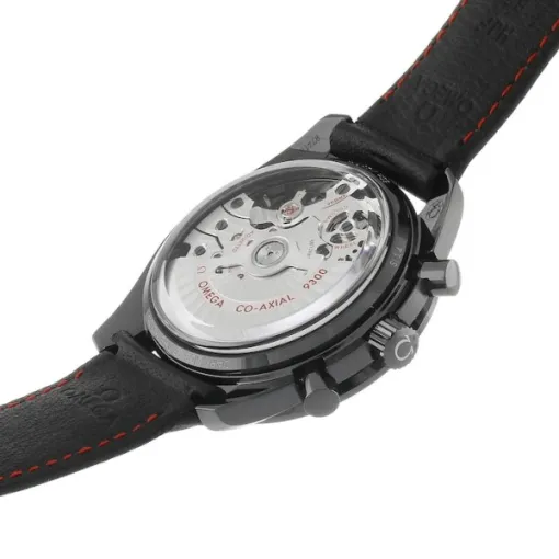 Omega Speedmaster Men Automatic Black Leather Watch O31192445101004 - gallery
