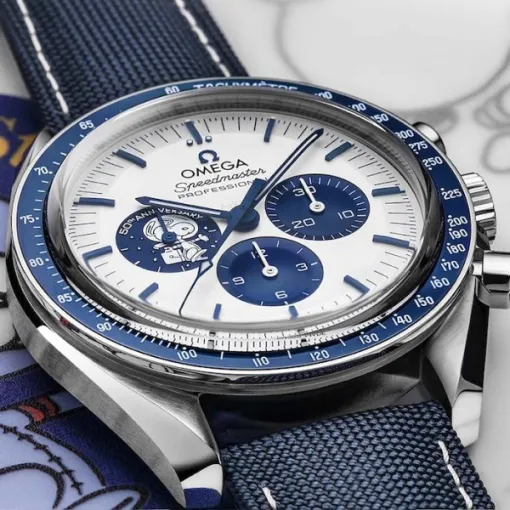 Omega Speedmaster Men Automatic Silver Nylon Watch O31032425002001 - gallery