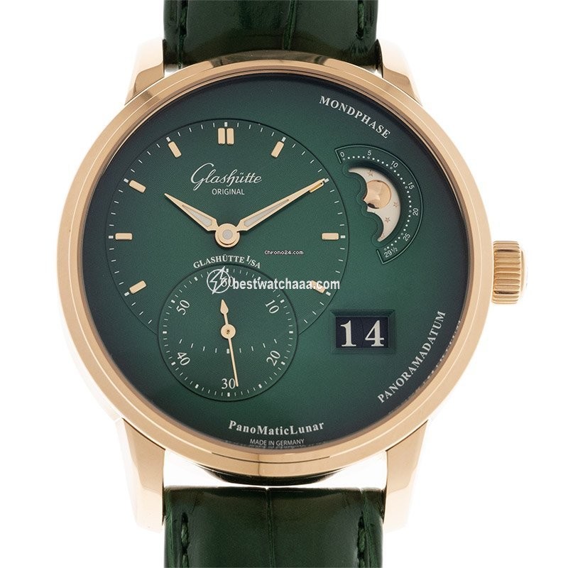 Glashutte Original PanoMaticLunar Mens watch Unisex Automatic Red gold 1-90-02-23-35-30