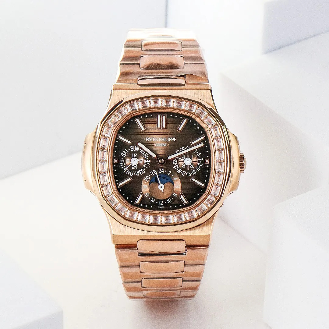 Patek Philippe Rose Gold Nautilus Watch - gallery