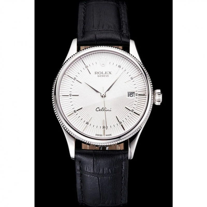 Superclone Rolex Cellini 38mm White Dial REP016802 - gallery