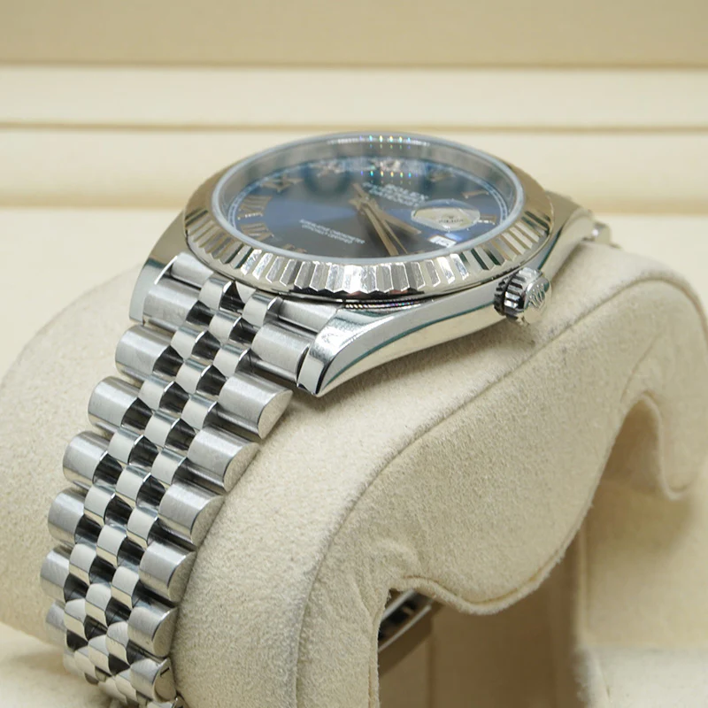 Rolex Datejust 41mm Blue Dial 126334 Jubilee Roman Dials - gallery