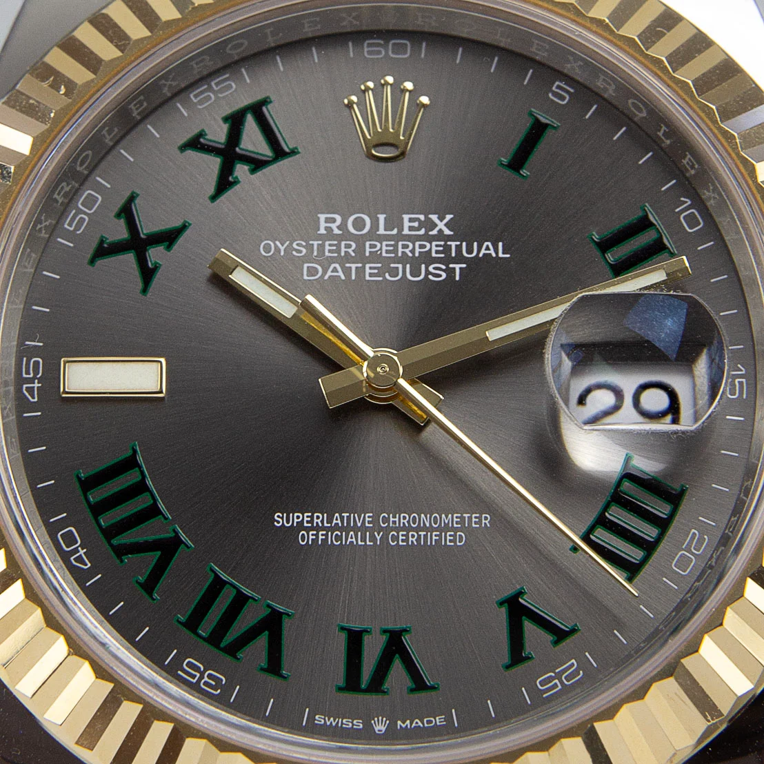 Rolex Datejust II 41mm Rhodium Dial 126333  Wimbledon  Two-Tone Oyster - gallery