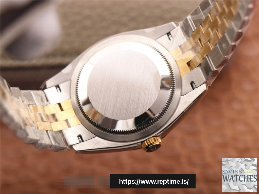 ROLEX DATEJUST GREEN DIAL 18K YELLOW GOLD 36MM SWISS REPLICA m126233.0025 - gallery