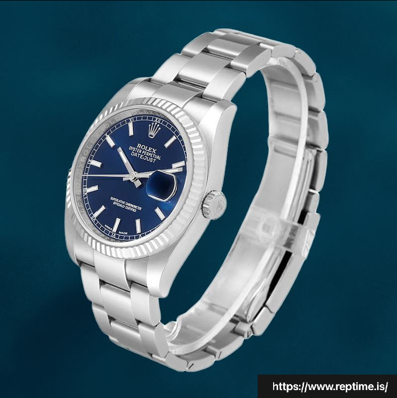 Rolex Datejust 116234BLSO Men’s 36mm Silver-tone - gallery