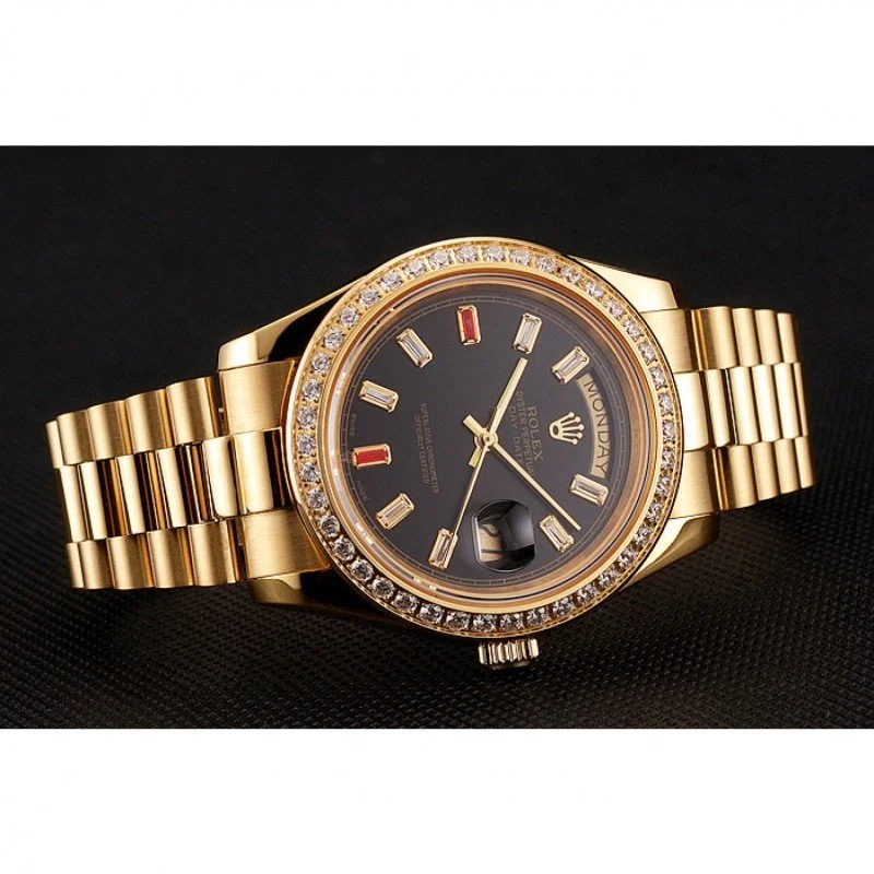 Superclone Rolex Day-Date 36mm Black Dial 1454101 - gallery