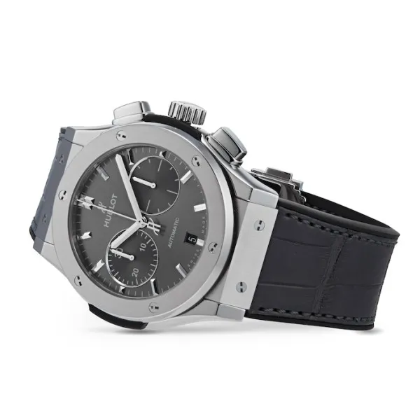Hublot Classic Fusion Men Automatic Grey Alligator Watch 521.NX.7071.LR - gallery