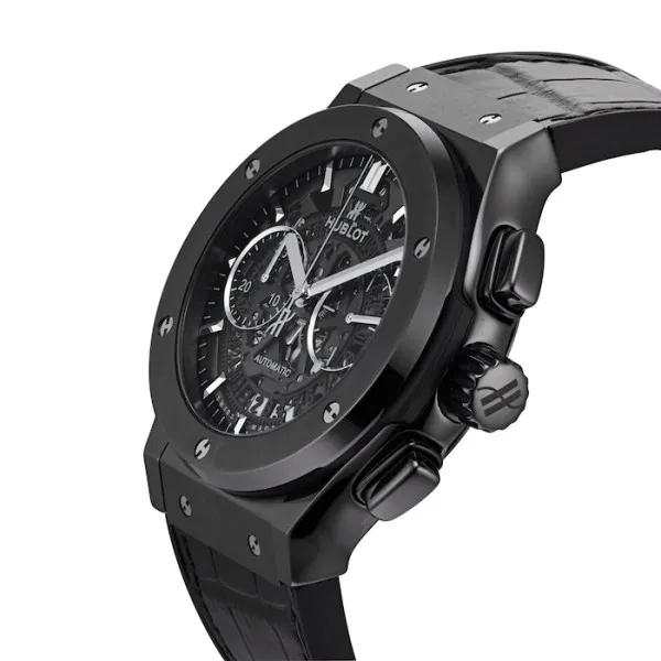 Hublot Classic Fusion Men Automatic Black Alligator Watch 525.CM.0170.LR - gallery