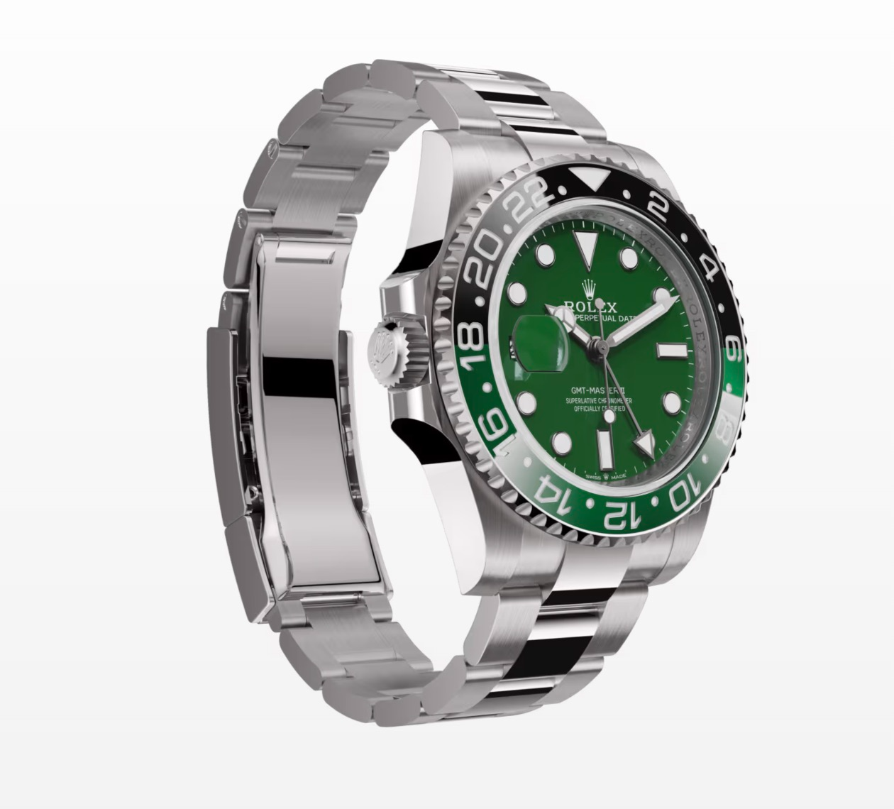 Superclone Rolex GMT-Master II 40 mm 126729VTNR Oyster “Absinthe” - gallery