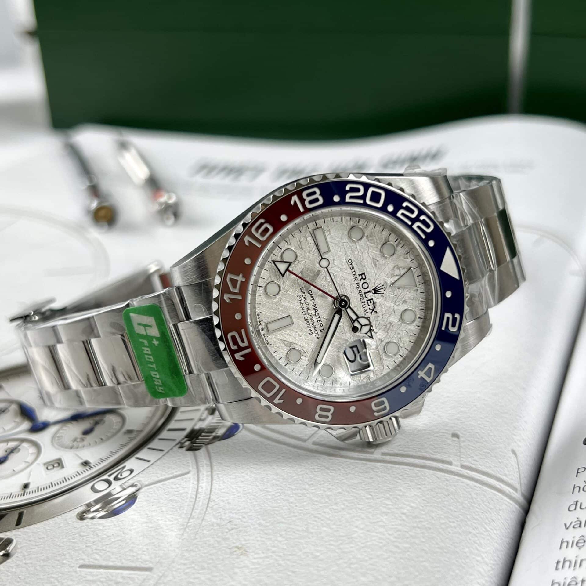 Superclone Rolex GMT-Master II Meteorite Dial 126719BLRO  Superman  Oyster - gallery