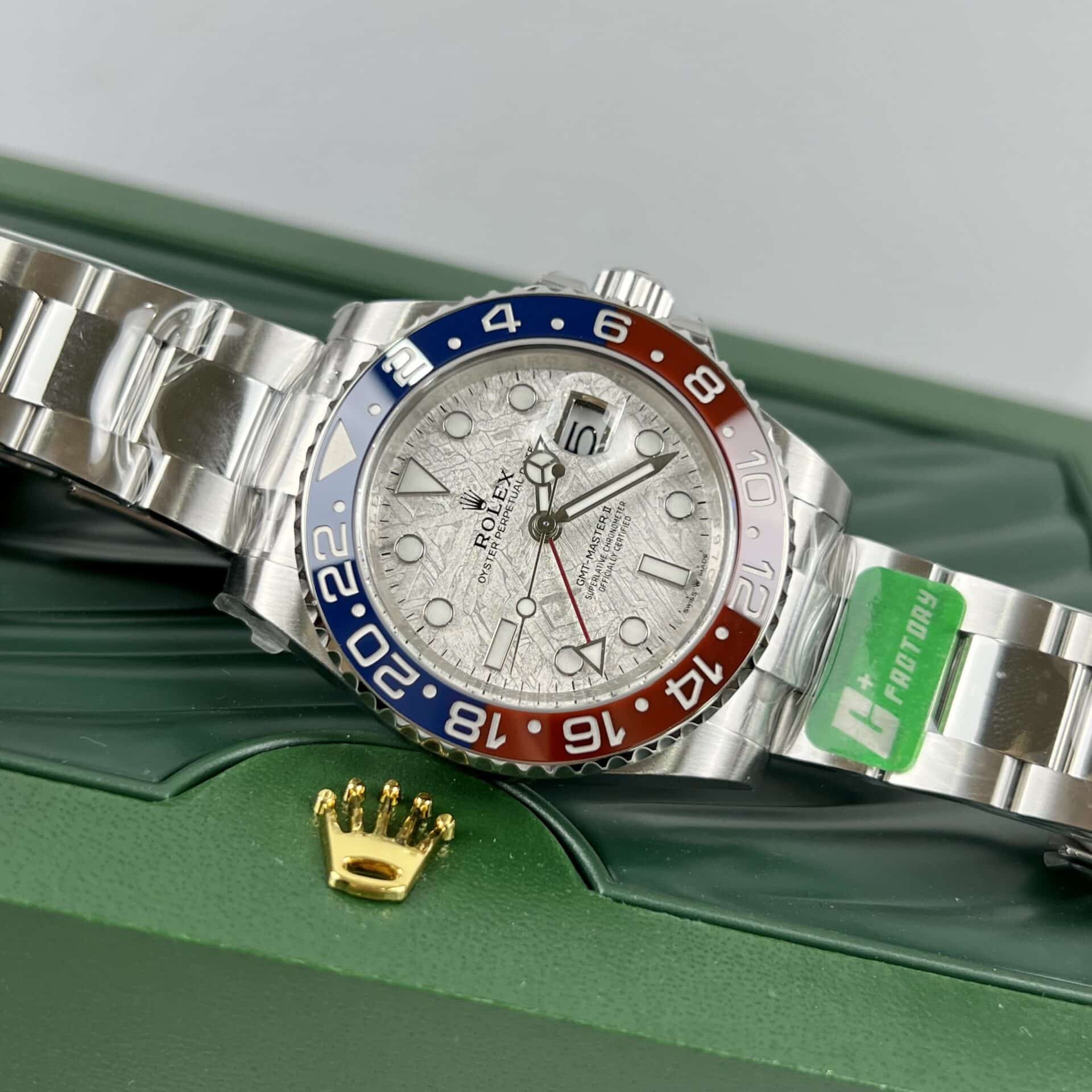 Superclone Rolex GMT-Master II Meteorite Dial 126719BLRO  Superman  Oyster - gallery