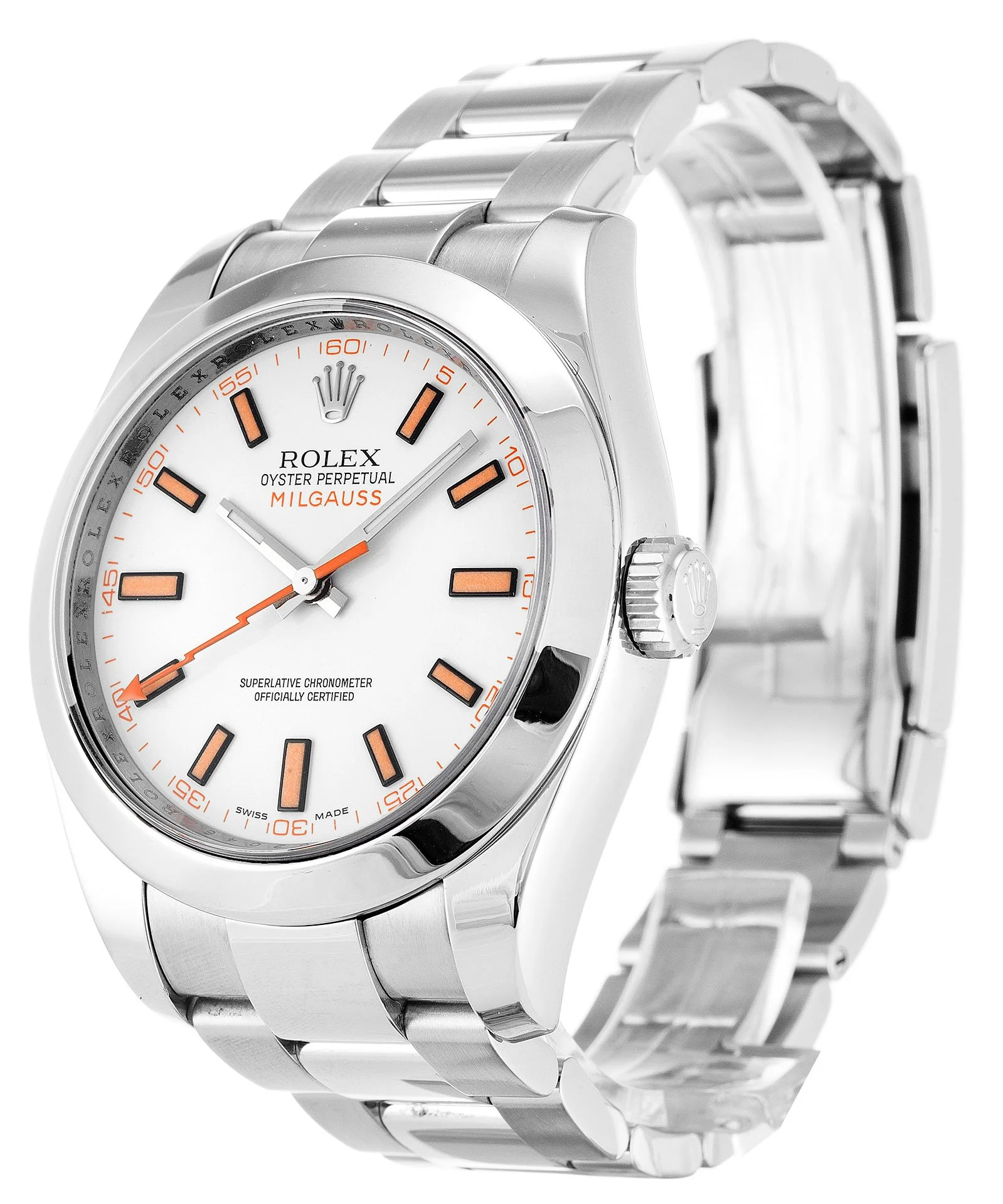 Rolex Milgauss 40mm White Dial 116400 - gallery