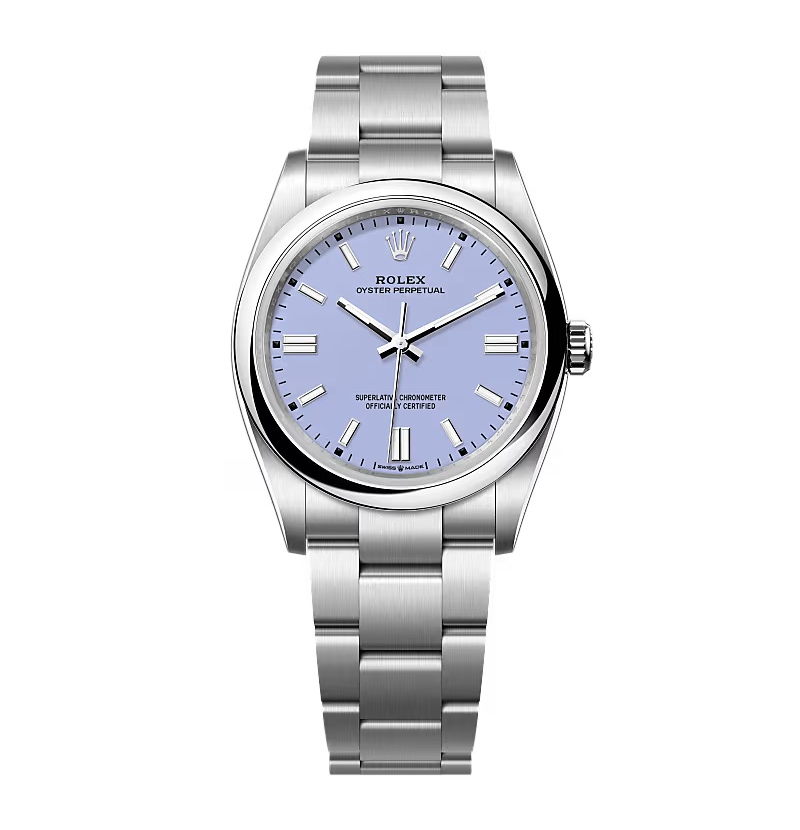 Superclone Rolex Oyster Perpetual 277200 Lavender Dial - gallery