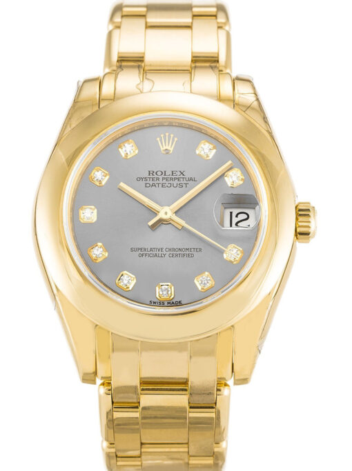 Rolex Pearlmaster 31mm Silver Dial 81208 Super Clone