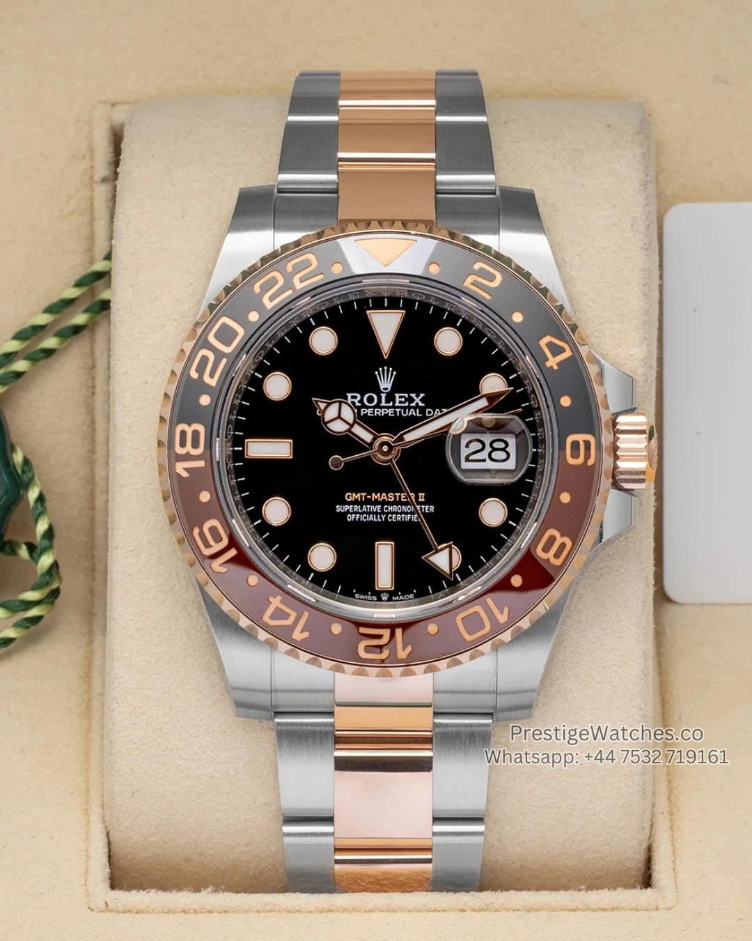 Rolex GMT Master II Black Dial “Rootbeer” Super Clone