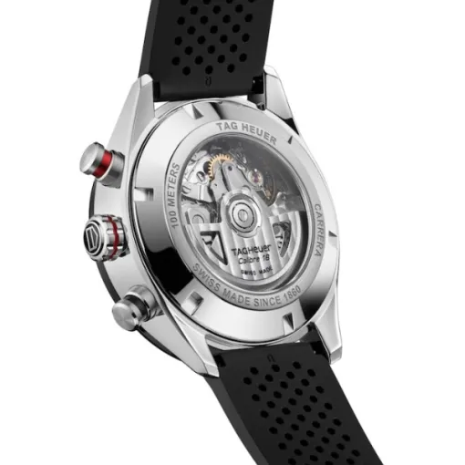 TAG Heuer Carrera Men Automatic Black Rubber Watch CBN2A1AA.FT6228 - gallery