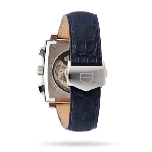 TAG Heuer Monaco Men Automatic Blue Leather Watch CBL2111.FC6453 - gallery