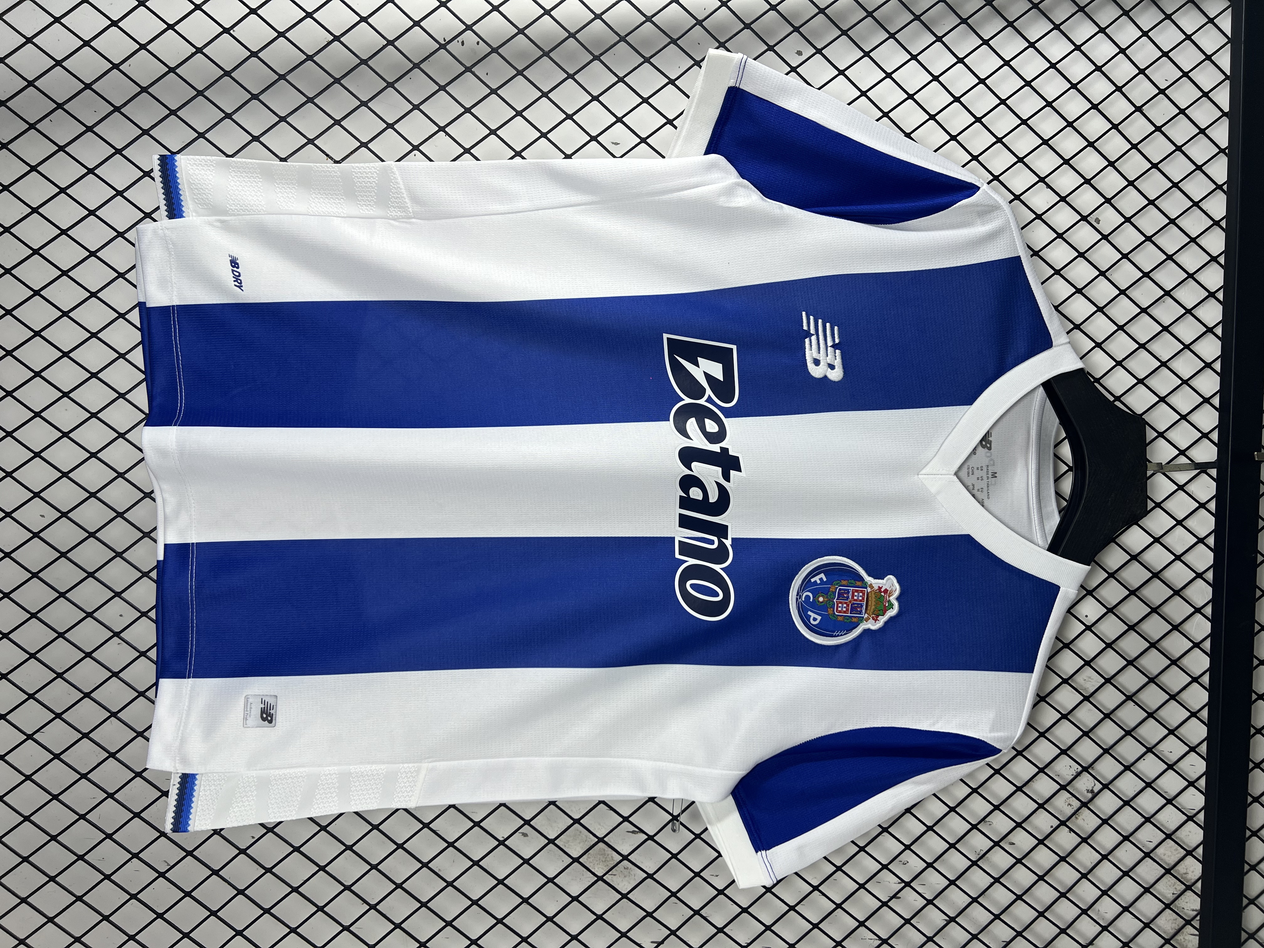 Blue White Porto Home Jersey - view 3