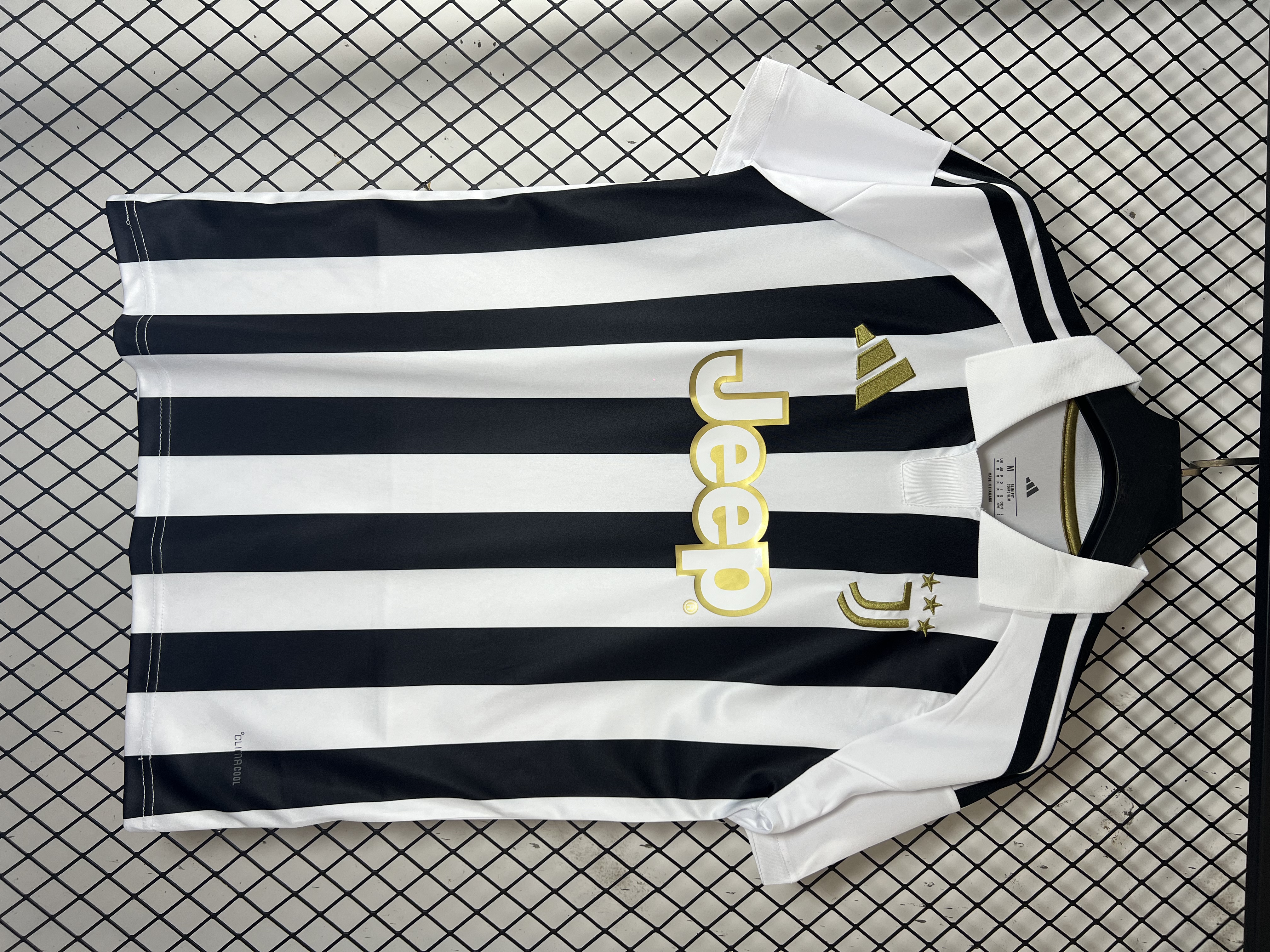 Black White Juventus Home Jersey - view 4