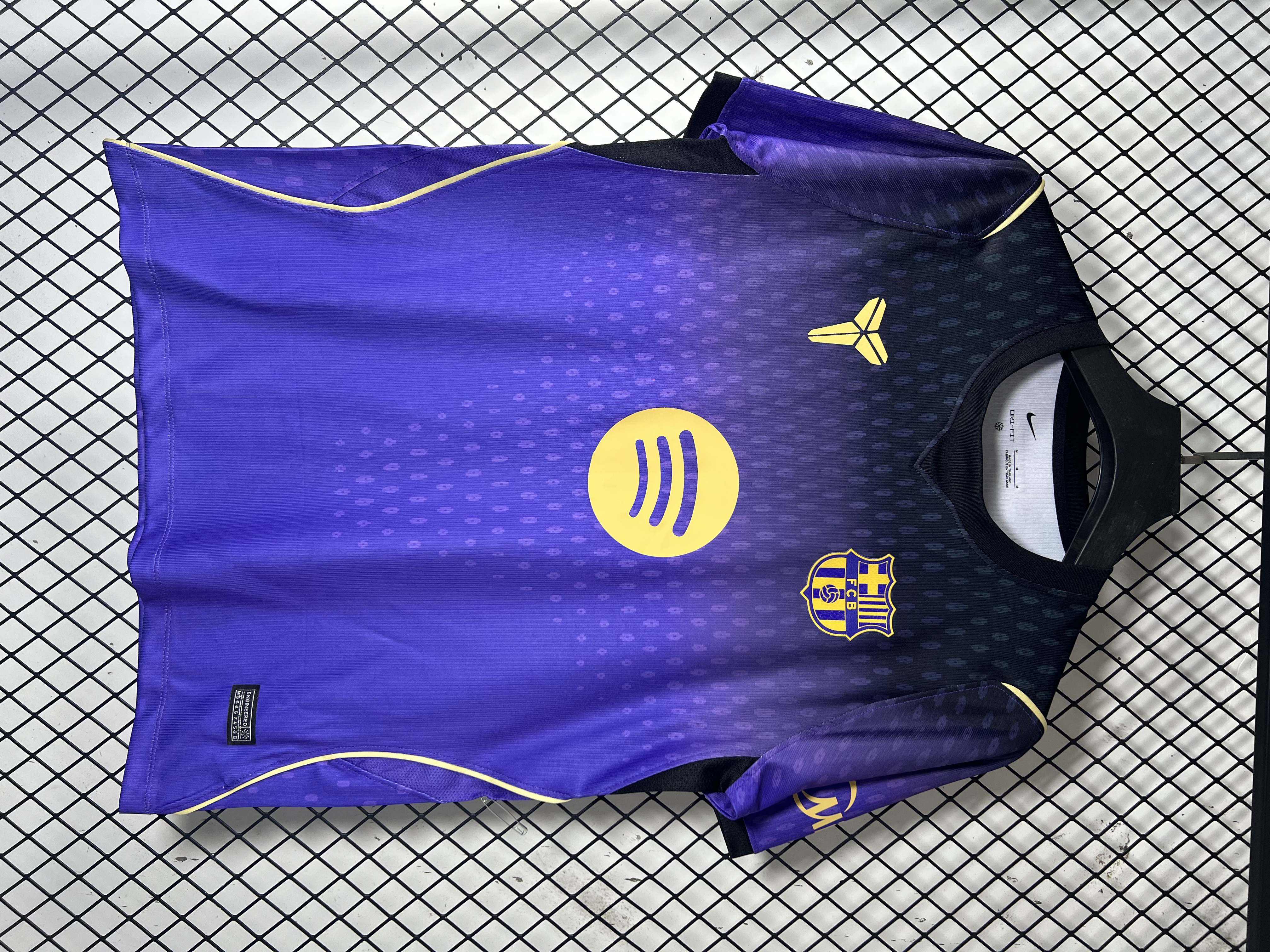 Purple色 Barcelona Away Jersey - view 3