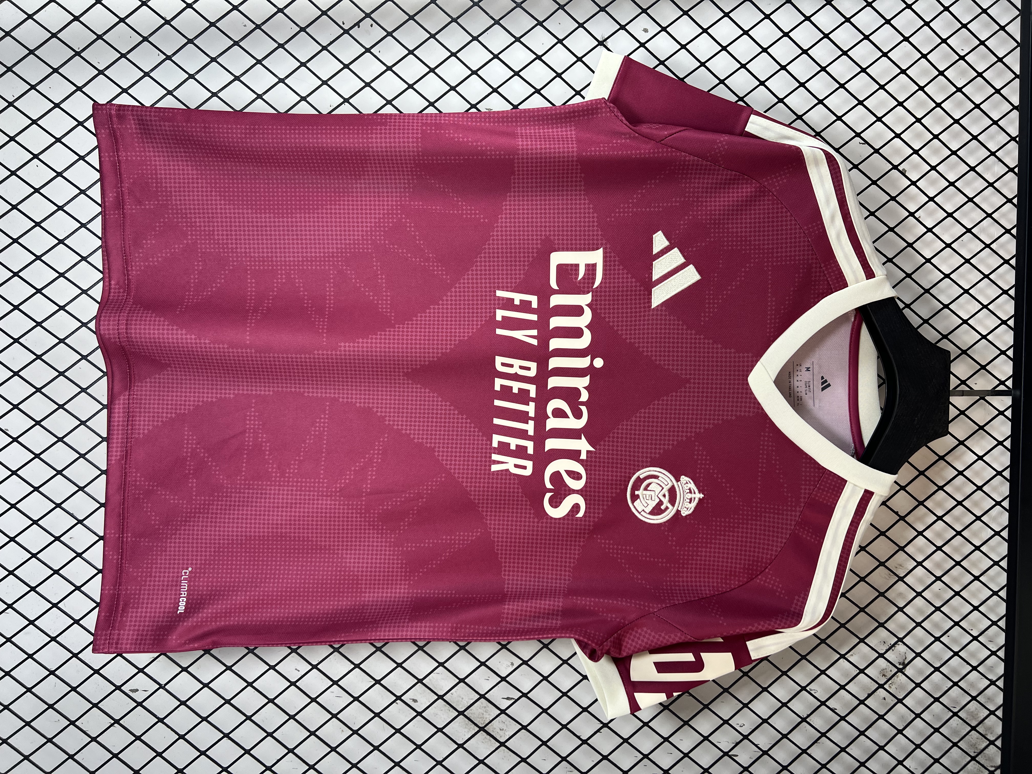 Plum Red Real Madrid Second Away Jersey