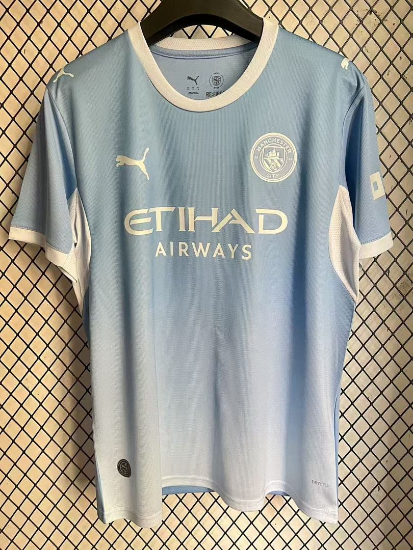 Light Blue Manchester City Home Jersey - view 3