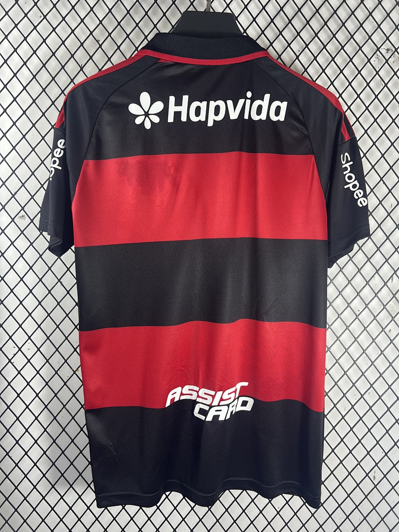 Red Black Flamengo Home Jersey