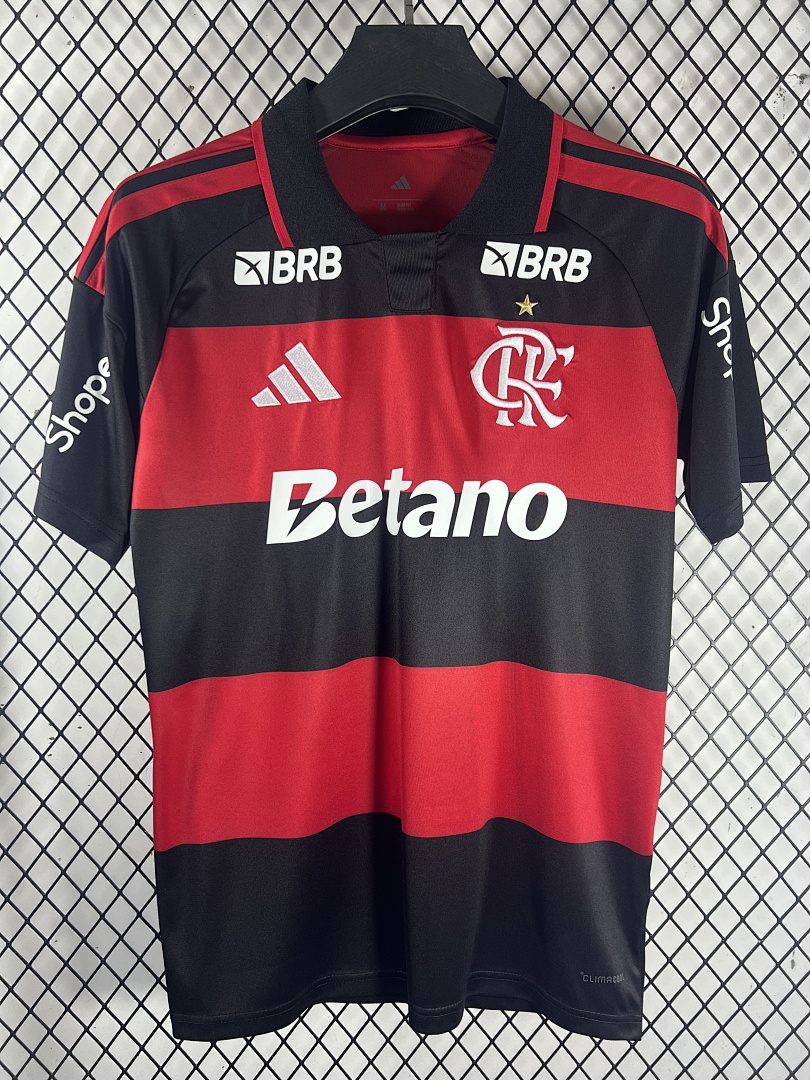 Red Black Flamengo Home Jersey - view 3